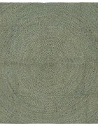 vidaXL Килими за помещение Маслиненозелено 160 x 160 cm юта