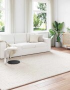 vidaXL Килими за помещение SIROLO Кремаво 280 x 200 см Полиестер