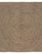 vidaXL Килими за помещение Сиво 120 x 120 cm юта