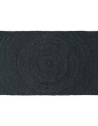 vidaXL Килими за помещение Тъмносиво 100 x 200 cm юта