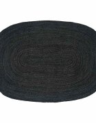 vidaXL Килими за помещение Тъмносиво 122 x 183 cm юта