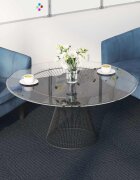 vidaXL Килимна плочка Синьо сиво 50 x 50 cm 20 бр. ПП и Битум