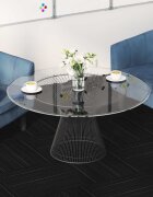 vidaXL Килимна плочка Сиви ивици 50 x 50 cm 20 бр. ПП и Битум
