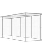 vidaXL Клетка за котки 45x15x15 м поцинкована стомана