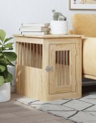 vidaXL Клетка за куче мебел сонома дъб 45x62x59 см инженерно дърво