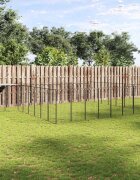 vidaXL Клетка за кучета черна 2057 м² стомана