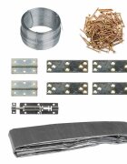 vidaXL Клетка за пилета 3x15x15 м стомана