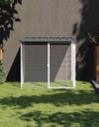 vidaXL Клетка за пилета с покрив 103x98x90 см поцинкована стомана