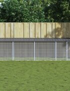 vidaXL Клетка за пилета с покрив антрацит 1003x98x90 см стомана