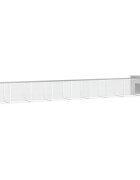 vidaXL Клетка за пилета сива 900x91x100 см поцинкована стомана