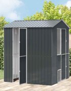 vidaXL Клетка за птици Антрацит 215 x 210 x 247 см