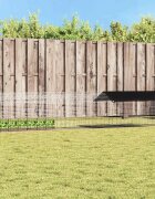 vidaXL Клетка за заек Сребрист 400 x 78 x 78 см Галванизирана стомана