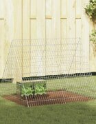 vidaXL Клетка за заек Сребристо 110 x 100 x 85 см Поцинкована стомана