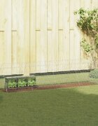 vidaXL Клетка за заек Сребристо 215 x 55 x 55 см Поцинкована стомана