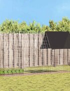 vidaXL Клетка за заек Сребристо 400 x 100 x 210 см Поцинкована стомана