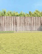 vidaXL Клетка за заек Сребристо 650 x 100 x 85 см Поцинкована стомана