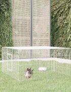 vidaXL Клетка за зайци 110x110x55 см поцинковано желязо