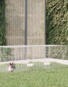vidaXL Клетка за зайци 3 панела 163x79x54 см поцинковано желязо