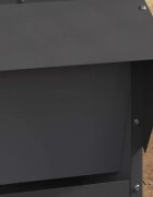 vidaXL Кокошарник Черно 405 х 45 х 41 см 20 kg