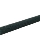 vidaXL Кокошкарска мрежа с PVC покритие 25x15 м зелена