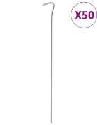 vidaXL Колчета за палатка 50 бр 30 см Ø4 мм поцинкована стомана