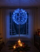 vidaXL Коледен финал светлина 200 LED светодиода Синьо
