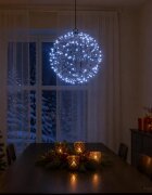 vidaXL Коледен финал светлина 200 LED светодиода Студено бяло