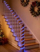 vidaXL Коледен LED светлинен маркуч 120 LED светодиода Синьо 5 m