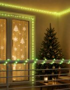 vidaXL Коледен LED светлинен маркуч 1200 LED светодиода Зелено 50 m