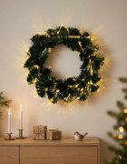 vidaXL Коледна гирлянда 24 LED светодиода Топло бяло ПВЦ