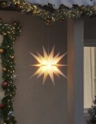 vidaXL Коледна лампа с LED сгъваема бяла 57 см