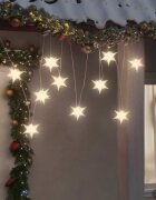 vidaXL Коледна лампички 10 LED бели 10 см