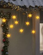 vidaXL Коледна лампички 10 LED жълти 10 см