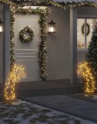 vidaXL Коледна светеща украса с шипове метеор 115 LED 89 см