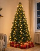 vidaXL Коледни лампички мрежа с 210 LED 210 см