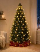 vidaXL Коледни лампички мрежа със 150 LED 150 см