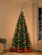 vidaXL Коледни лампички за елха тип мрежа 250 LED многоцветни 250 см