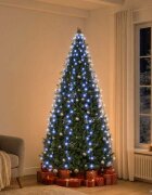 vidaXL Коледни лампички за елха тип мрежа 250 LED сини 250 см