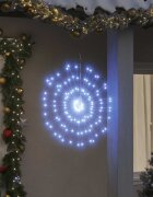 vidaXL Коледни звездни светлини 140 LED 4 бр студено бяло 17 см