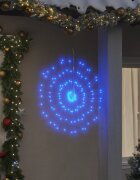 vidaXL Коледни звездни светлини 140 LED 8 бр синьо 17 см