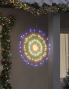 vidaXL Коледни звездни светлини 140 LED многоцветна 17 см