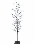 vidaXL Коледно дърво микро бреза Черно 180 cm Стомана
