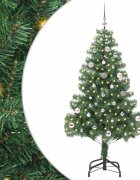 vidaXL Коледно дърво Зелен 150 cm ПВЦ