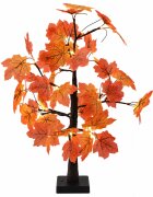 vidaXL Коледно LED кленово дърво 2 бр. Кафяво 58 cm Пластмаса