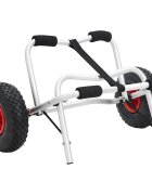 vidaXL Количка за каяк сгъваема 45 кг алуминий