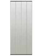 vidaXL Комарник за врата с мрежеста завеса черен 100x220 см полиестер