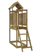 vidaXL Комбинирано детско съоръжение 53x110x214 см импрегниран бор