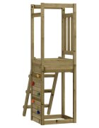 vidaXL Комбинирано детско съоръжение 53x465x169 см импрегниран бор