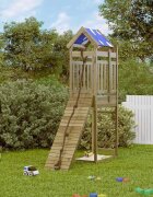 vidaXL Комбинирано детско съоръжение за игра импрегниран бор