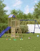 vidaXL Комбинирано детско съоръжение за игра импрегниран бор